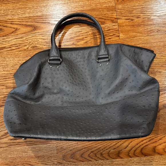 Kate Spade Grey Leather Tote Bag - Picture 2 of 6